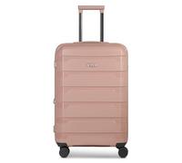 d&n South Dakota 4 roulettes Trolley M 66 cm avec soufflet d'extension or rose