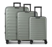 d&n Toronto 4 roues Set de valises 3 pièces avec soufflet d'extension gris