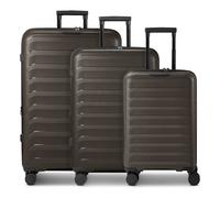 d&n Toronto 4 roulettes Set de valises 3 pièces avec soufflet d'extension gris