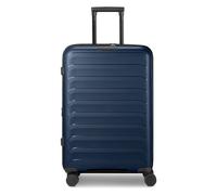 d&n Toronto 4 roulettes Trolley M 65 cm avec soufflet d'extension bleu