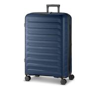 d&n Toronto 4 roues Valise cabine L 75 cm avec soufflet d'extension bleu