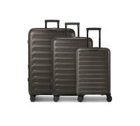 d&n Toronto 4 roues Set de valises 3 pièces avec soufflet d'extension gris