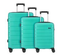 d&n Travel Line 4100 4 roulettes Set de valises 3 pièces petrol (TAS030816)