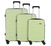 d&n Travel Line 4100 4 roulettes Set de valises 3 pièces vert