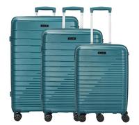 D+N Travel Line 4600 Lot de 3 valises à roulettes, pétrole, Taille unique