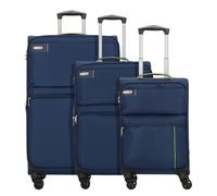 d&n Travel Line 6704 4 roues Set de valises 3 pièces bleu