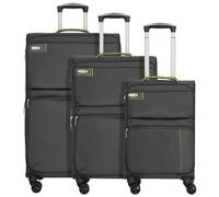 d&n Travel Line 6704 4 roues Set de valises 3 pièces gris