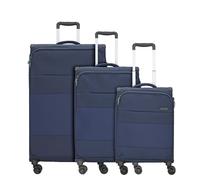 d&n Travel Line 9004 Set de valises à 4 roulettes 3pcs. bleu