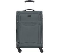 d&n Travel Line 9204 4 roues Valise cabine M 66 cm avec soufflet d'extension gris