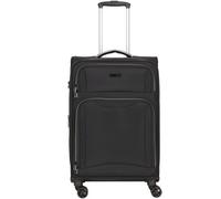 d&n Travel Line 9204 4 roulettes Trolley M 66 cm avec soufflet d'extension noir