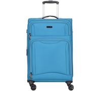 d&n Travel Line 9204 4 roulettes Trolley M 66 cm avec soufflet d'extension blau (9264-06)