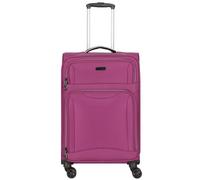 d&n Travel Line 9204 4 roulettes Trolley M 66 cm avec soufflet d'extension violet