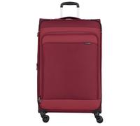 d&n Travel Line 9504 4 roulettes Trolley L 76 cm avec soufflet d'extension rouge