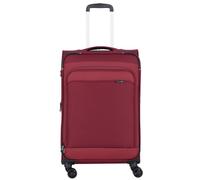 d&n Travel Line 9504 4 roulettes Trolley M 67 cm avec soufflet d'extension rouge