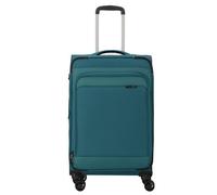d&n Travel Line 9504 4 roulettes Trolley M 67 cm avec soufflet d'extension vert