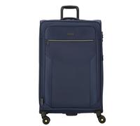 d&n Travel Line 9704 4 roulettes Trolley L 78 cm avec soufflet d'extension bleu