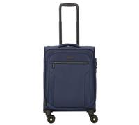 d&n Travel Line 9704 4 roulettes Trolley de cabine S 55 cm avec soufflet d'extension dark blue (TAS030886)