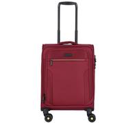 d&n Travel Line 9704 4 roues Valise cabine S 55 cm avec soufflet d'extension rouge