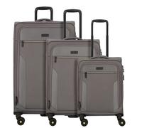 d&n Travel Line 9704 4 roulettes Set de valises 3 pièces avec soufflet d'extension gris