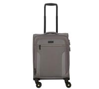 d&n Travel Line 9704 4 roulettes Trolley de cabine S 55 cm avec soufflet d'extension gris