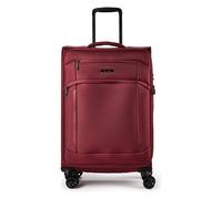 d&n Travel Line 9804 4 roues Valise cabine M 68 cm avec soufflet d'extension rouge