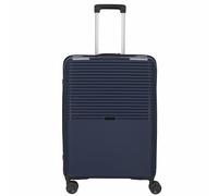D & N Travel Line 4000 Chariot à 4 roulettes 66 cm, Bleu, 66 cm, Classique