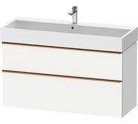 Duravit Duravit Meuble sous lavabo D-Neo 118,4x44,2 cm, blanc brillant, 1 porte, 1 tiroir Quantité:1