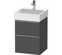 Duravit Duravit Meuble sous-lavabo D-Neo 48,4x44,2 cm, ES chêne/gris m, 1 porte, 1 tiroir Quantité:1