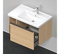 D-Neo Duravit vasque DE425703030 78,4 x 45,2 cm, chêne naturel, mural, 2000 , élément étagère sur le côté