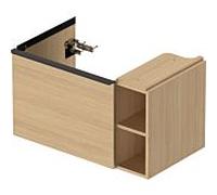 Duravit D-Neo meuble sous-vasque DE425803030 78,4 x 45,2 cm, chêne naturel, 2000 , coulissant match1, élément étagère sur le côté