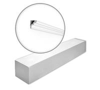 D NOMASTYL Moulure de plafond - 10 pièces (20 m) - 49 x 42 x 2000 mm - NOËL & MARQUET - une marque de NMC - Polystyrène