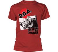 D.O.A. - "Something Better Change" T-shirt unie pour homme/femme PH557 (S) (Rouge)