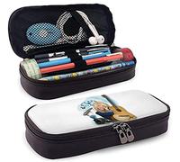 D-O-L-L-Y Parton Trousse à crayons en cuir imperméable grande capacité avec fermeture éclair pour garçons, filles, adolescents, adultes, école, travail