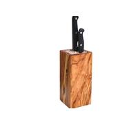 D. O. M. Bloc de Couteau Design En Bois D 'ol Ivier
