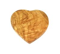 D.O.M. Die Olivenholz Manufaktur D.O.M. Planche à Petit-déjeuner en Bois d'olivier sans Gravure 22 x 20 cm Ohne Gravur