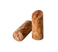 D.O.M.® Lot de 2 salières et poivrières Tour en bois d'olivier