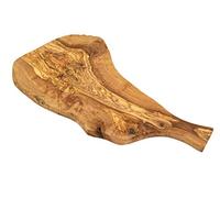 D.O.M.® Plateau de service rustique en bois d'olivier env. 38 cm