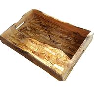 D.O.M.® Plateau rustique pour servir 44 x 30 cm en bois d'olivier