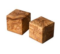 D.O.M. Salière et/ou poivrière en bois d'olivier (lot de 2)