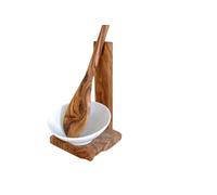 D.O.M. Support Pour Cuillères En Bois D’Olive Et Porcelaine