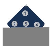 d' - Outil d'entraînement mural pour entraînement d'habileté | Cinq marques de Bullseyes avec dos en mousse, hauteur réglable pour , adolescents et adultes, entraînement