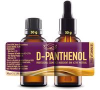 D-PANTHENOL - Huile - 60 g - Qualité Cosmétique - pour produits faits maison pour la peau, les cheveux et les ongles - 2 Flacons de 30 g chacun - avec Pipette et Bouchon