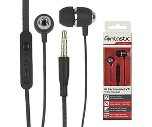 D-Parts Fontastic Essential in-Ear Stereo-Kit oreillette V5, Noir