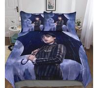 D Parure De Lit Wednesday Addams Literie Taies D'oreiller Quilt Housse De Couette Enfant,Motif Imprim¿¿ D,Hypoallerg¿¿Nique Double£¿Xcm£©