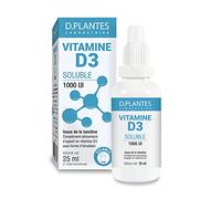 D.PLANTES - Vitamine D3 1000 UI - Complément Alimentaire - Immunité, Ossature Normale - Boost en Vit. D - Formule Soluble (25 ml)