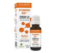 D.Plantes - Vitamine D3++ 2000 UI - Huile - 20ml