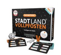 Stadt-Land Vollpfosten - le Jeu de Société - au Sol - Comprenant Junior Agrandi