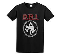 D.R.I. - Barbed Wire Men Adult Short Sleeve Black S