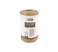 D.RECT 100m de Corde de Jute Naturelle Brune, Ficelle d'emballage Ruban Cadeau, Corde de Décoration, 1,2mm D'épaisseur, pour : Emballage, DIY Artisanat, Fleuristerie, Décoration 800155