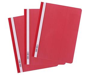 D.RECT | 25 Pièces Classeur Plat A4 perforé en plastique | Avec couvercle frontal transparent | Reliures en plastique à feuilles mobiles en film PP | Perforé - Euro Perforation Vert Clair